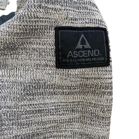 Ascend Fleee Lined Full Zip Gray White Women’s Size Small Fitted Jacket outdoors - Picture 5 of 13